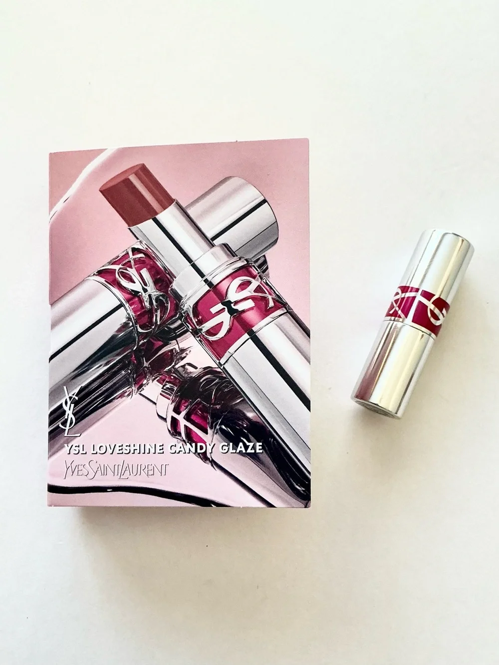 YSL Candy Glaze Lip Gloss Stick • NEW COLOR • 19 Salted Caramel • MINI